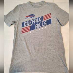 Majestic Buffalo Bills Football heather gray shirt Men's Size M